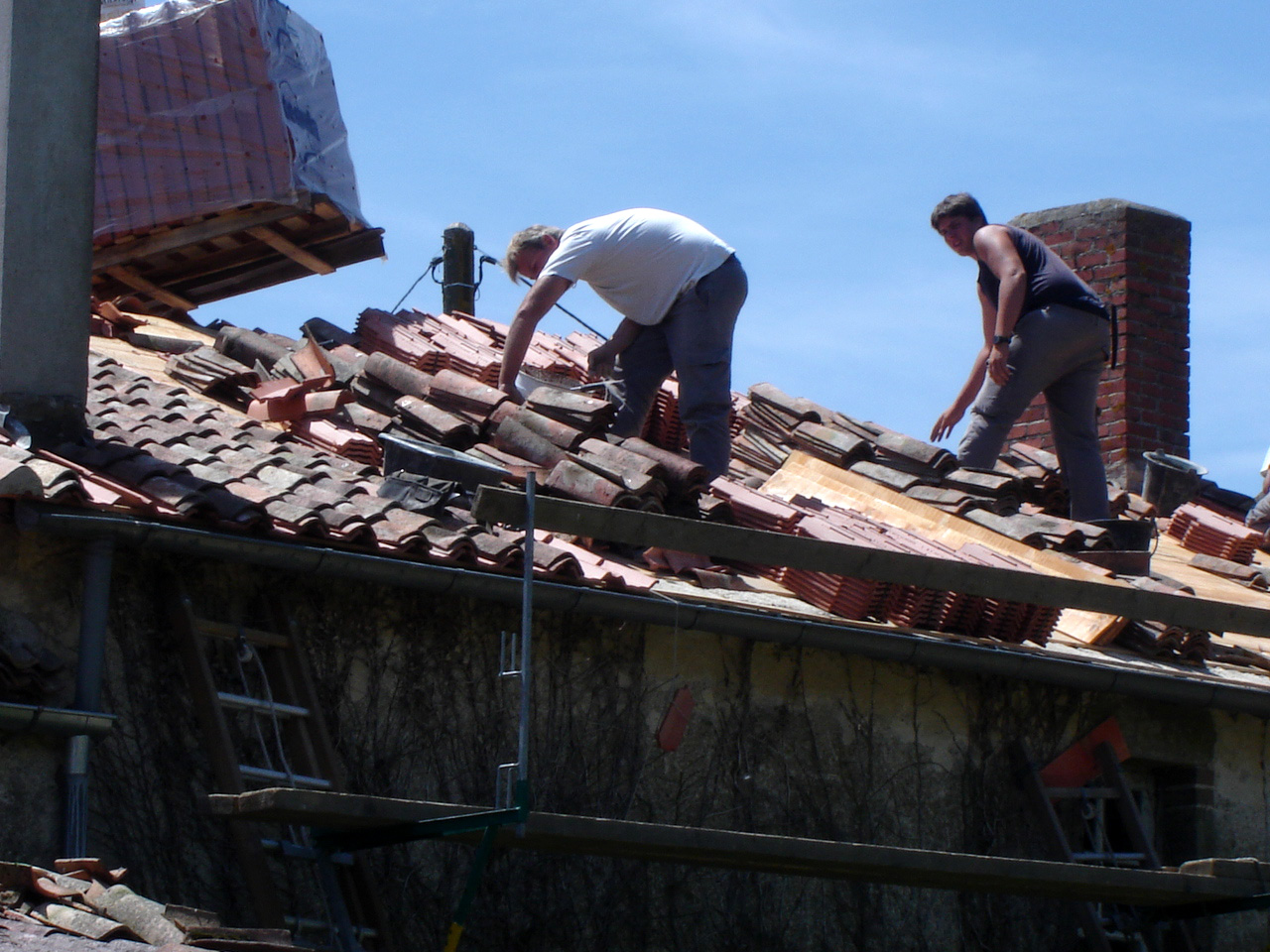 Tuiles tige de bottes