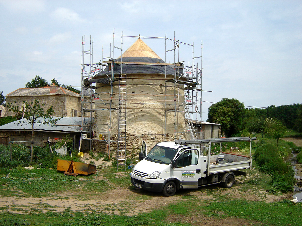 restauration toit pigeonnier