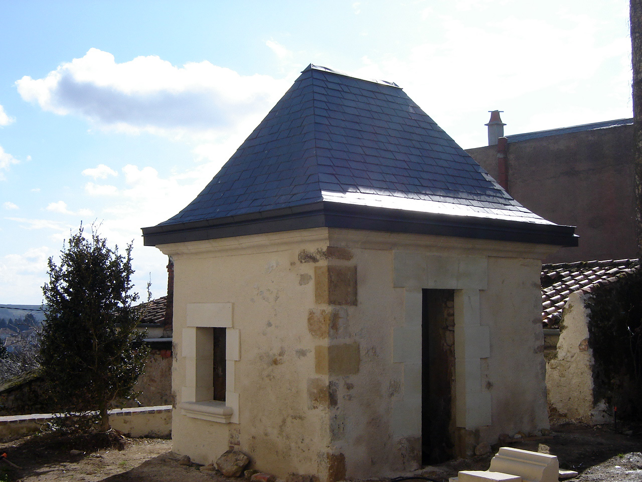 Restauration toiture en ardoises